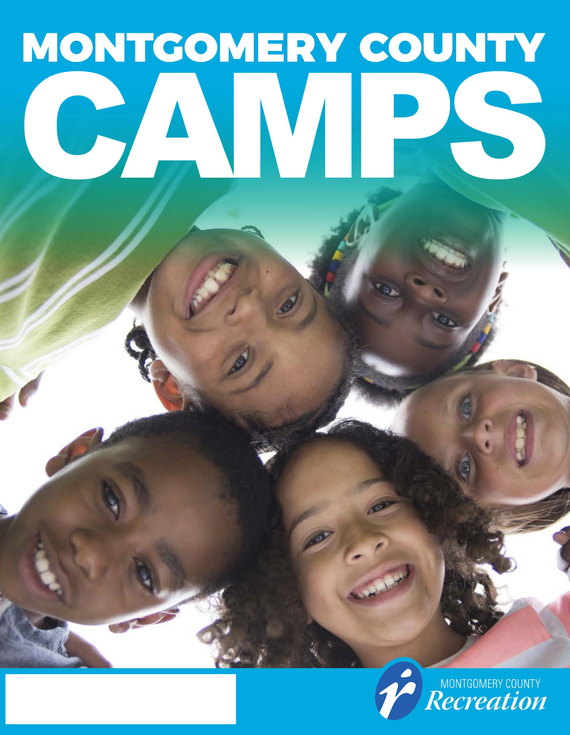 A poster for summer camps from the Montgomery County Department of Recreation