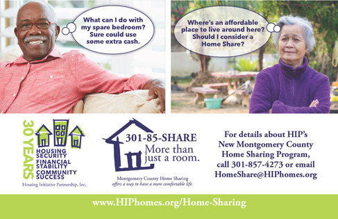 HIP flyer on their homesharing program