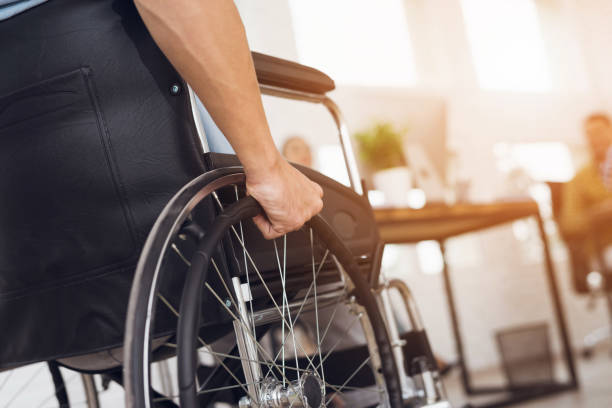 A picture of a person in a wheelchair