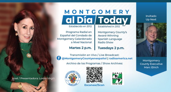 County Executive Elrich Will Join Celebration of the 12th Anniversary and 581st Episode of ‘Montgomery al Día” Radio Show 