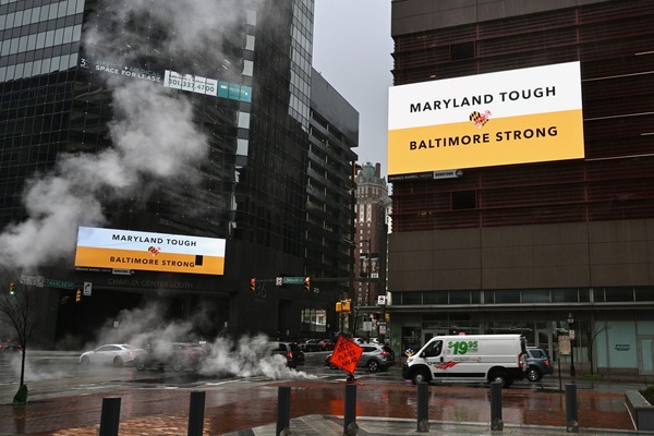 Maryland Tough Baltimore Strong Billboards