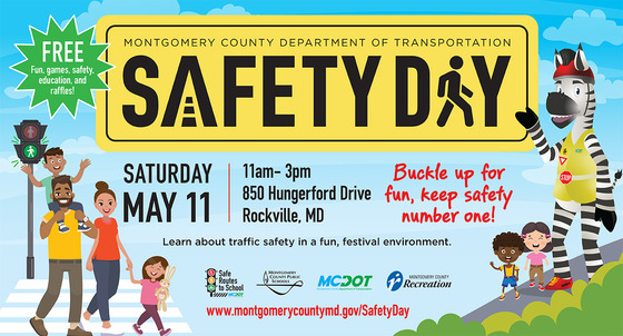 Free ‘Community Safety Day’ Event Promoting Pedestrian Safety Will be Held in Rockville on Saturday, May 11   