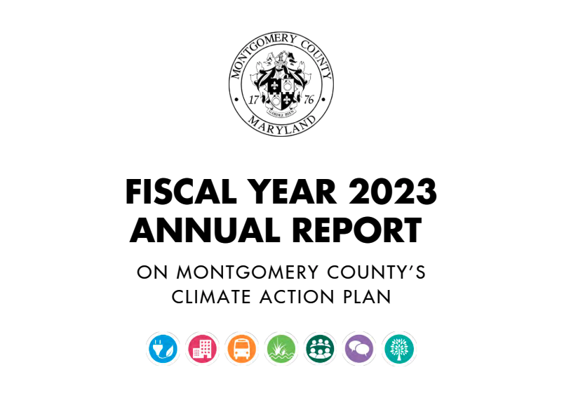 Climate Action Report That Highlights Montgomery’s Progress Toward Climate Goals Shows Action Has Been Started on 77 of 86 Goals 