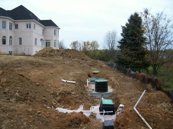 septic construction photo