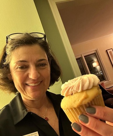 CM Stewart w/ Sunflower Bakery Cupcake