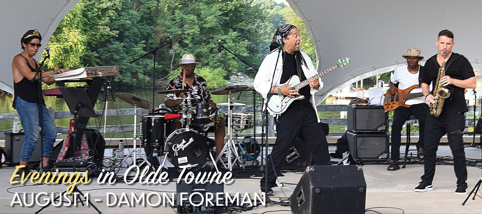 Funk Rock of ‘Damon Foreman’ Will Conclude ‘Thursday Evenings in Olde Towne Gaithersburg’ Concert Series on Aug. 1 