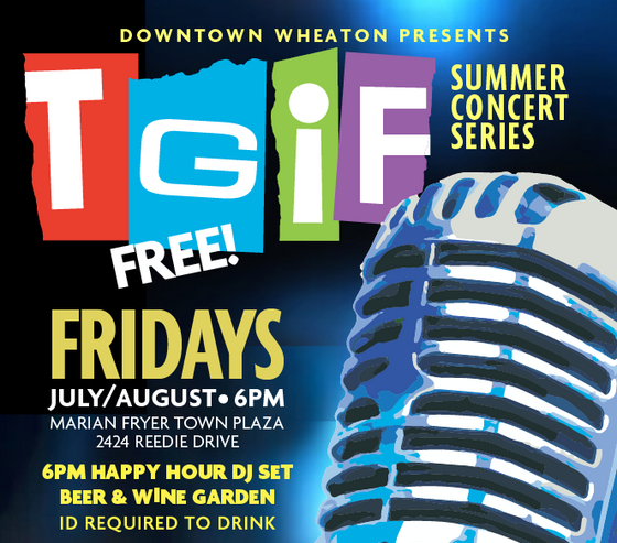 Wheaton TGIF Summer Concert Series Continues with Soul and Funk of ‘Billy Mayfield’ on Friday, Aug. 2 