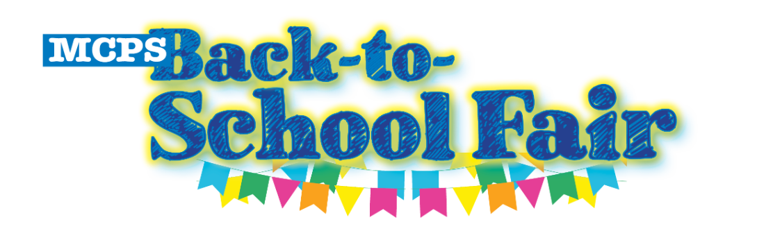 A graphic advertising the Back to School Fair