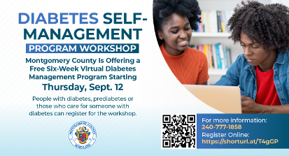 Free, Nationally Recognized Six-Week Virtual Diabetes Management Program Will Be Offered Starting Thursday, Sept. 12 