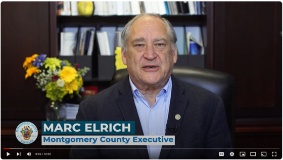 message from the County Executive Marc Elrich