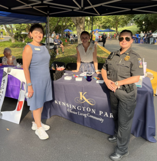 CVP Stewart with Commander Daum in Kensington