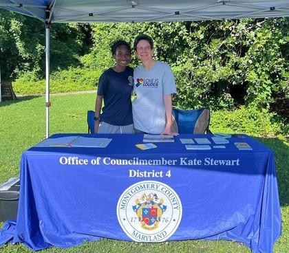 CVP Stewart staff with Rev. Dr. Jill McCrory