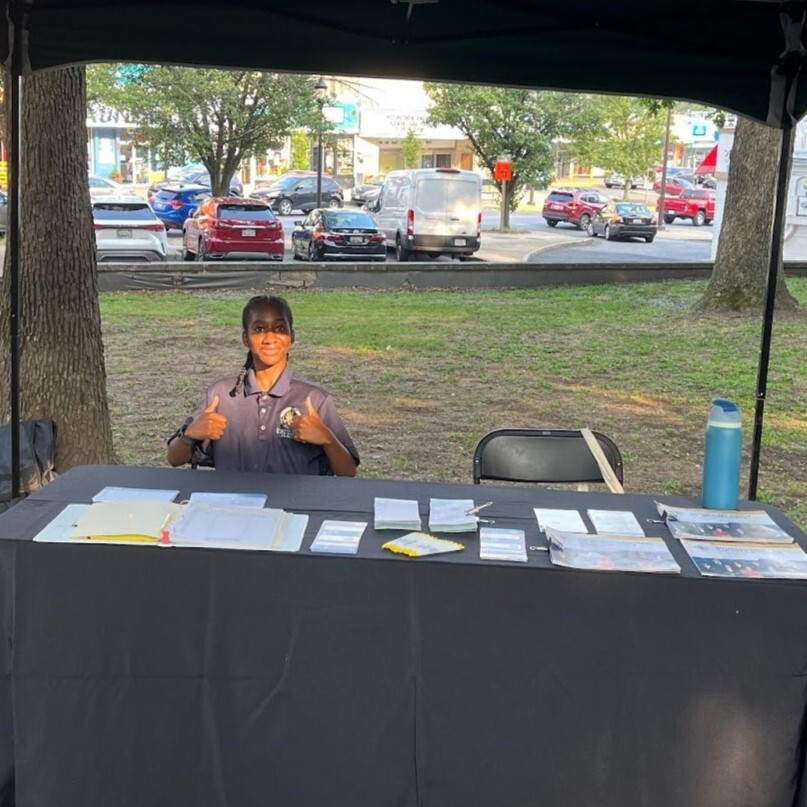 CVP Stewart staff in Long Branch at the Montgomery Parks Summer Concert