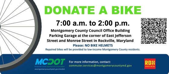 Unused Bikes Will Go to Good Use If Donated to Department of Transportation’s Annual Bike Donation Event 