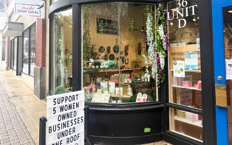 A photo of the Shop Local storefront in Rockville Town Square 