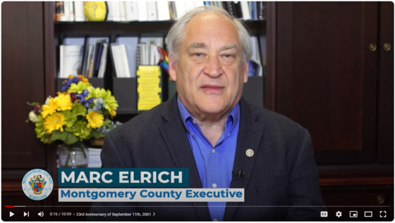 message from the County Executive Marc Elrich