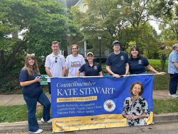 CVP Stewart and team at the Kensington Labor Day Parade