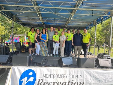 CVP Stewart with other elected officials and community leaders at the 10th Annual Friendship Picnic