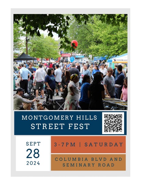 Montgomery Hills Street Festival Flyer