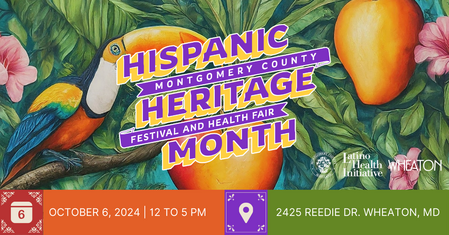 MoCo Hispanic Heritage Month Festival and Health Fair Flyer