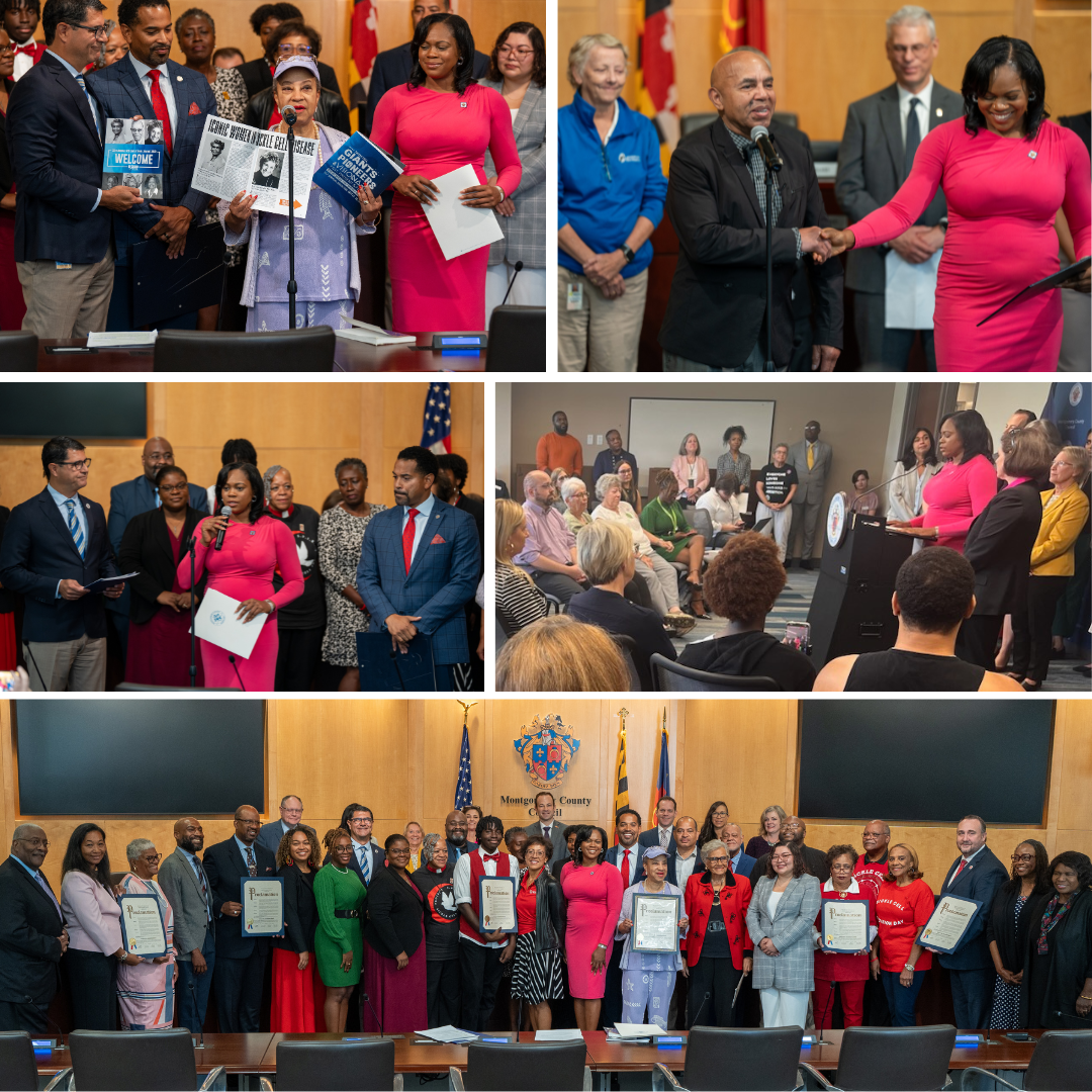 Joining my colleagues for the Sickle Cell Awareness Month and Senior Citizens Appreciation Day Proclamations