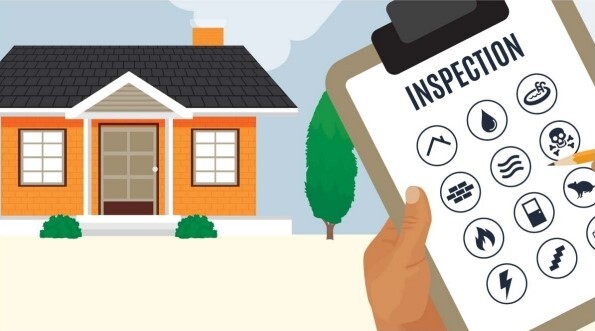 A graphic of a home inspector with a clipboard