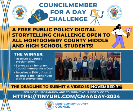 Councilmember for a Day Contest Flyer