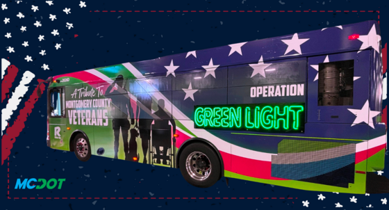 green bus