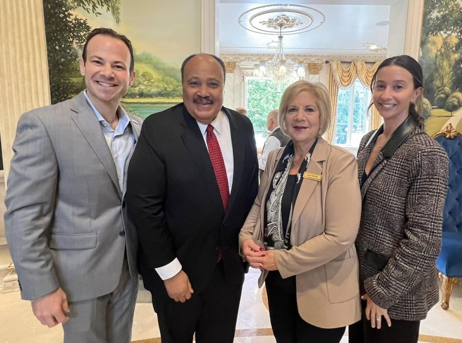 Group photo with Martin Luther King III.