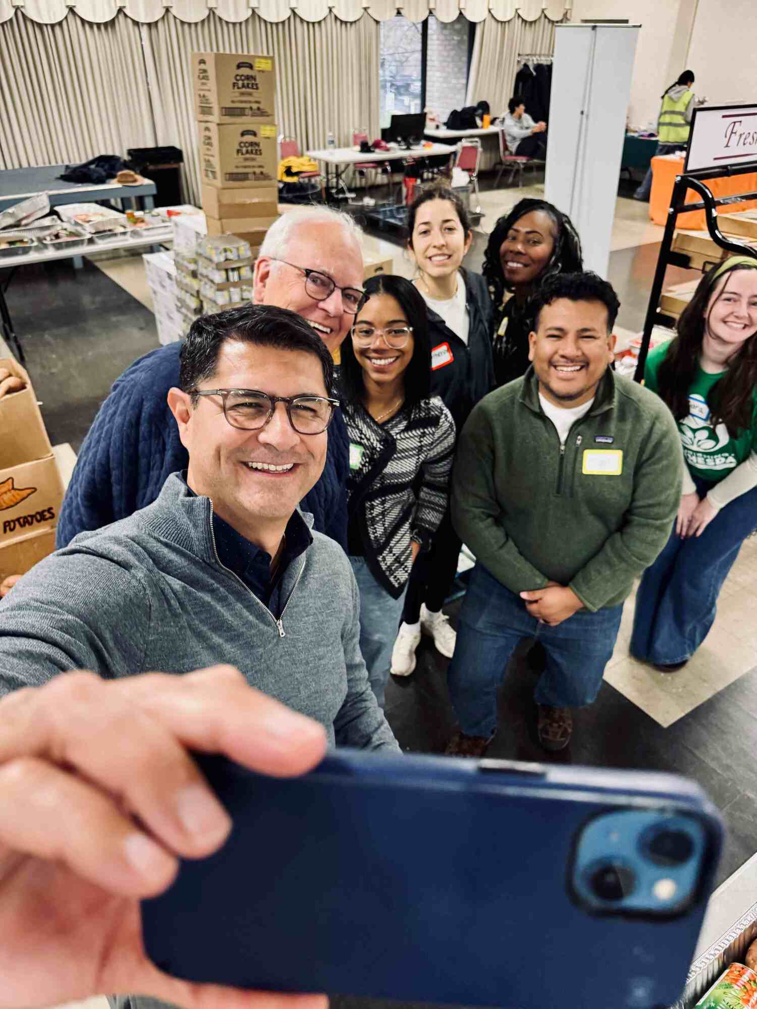 OFSR team volunteering at Nourishing Bethesda