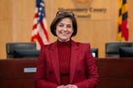 Kate Stewart headshot in the Council chamber.