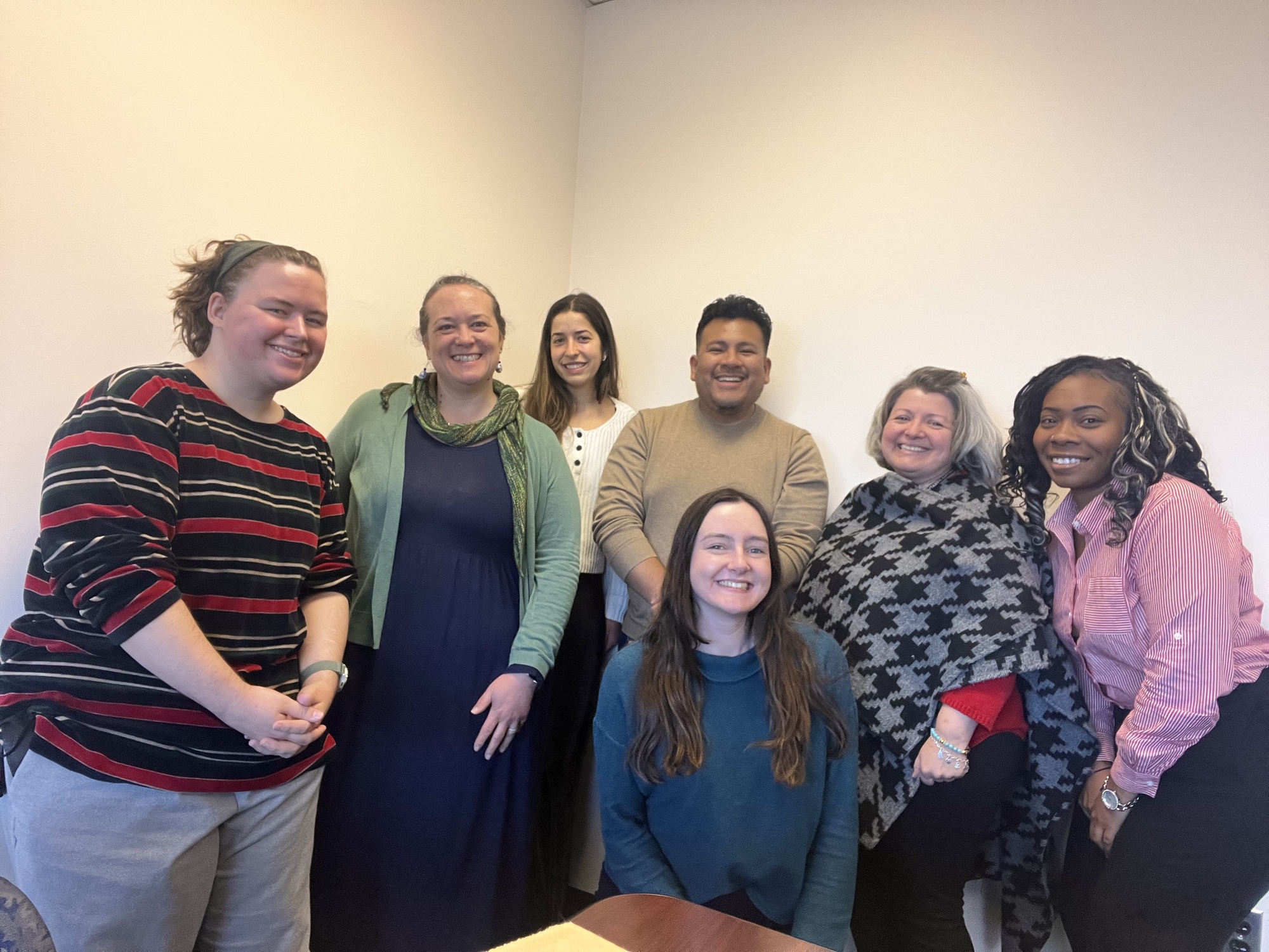 Group picture of OFSR team after farewell thank you celebration of Fin