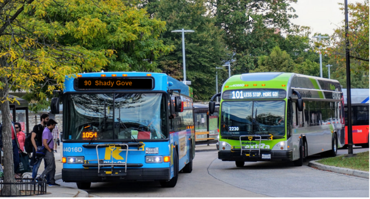 MCDOT's Ride On Bus Service Ranks Second in the Nation in Bus Ridership Growth Among Similar Size Transit Systems