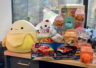 Toys donated to families served by TESS