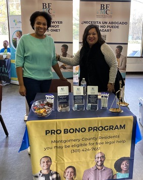 Montgomery County Maryland Bar Foundation's Pro Bono program 