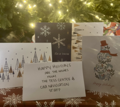 TESS holiday cards to seniors