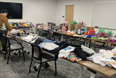 TESS toy and clothing distribution