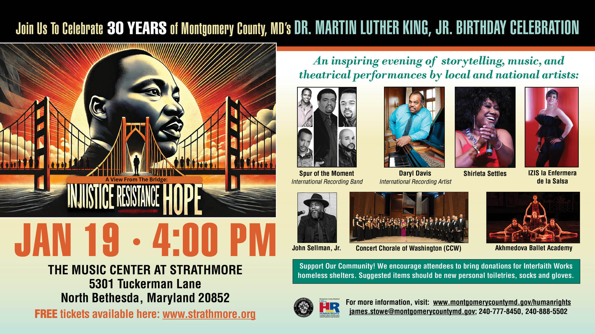 MLK Jr Celebration Graphic