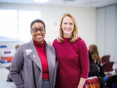 Shant'a Johnson and Brooke Lierman, Comptroller of Maryland