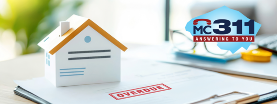 overdue graphic with mc311 logo