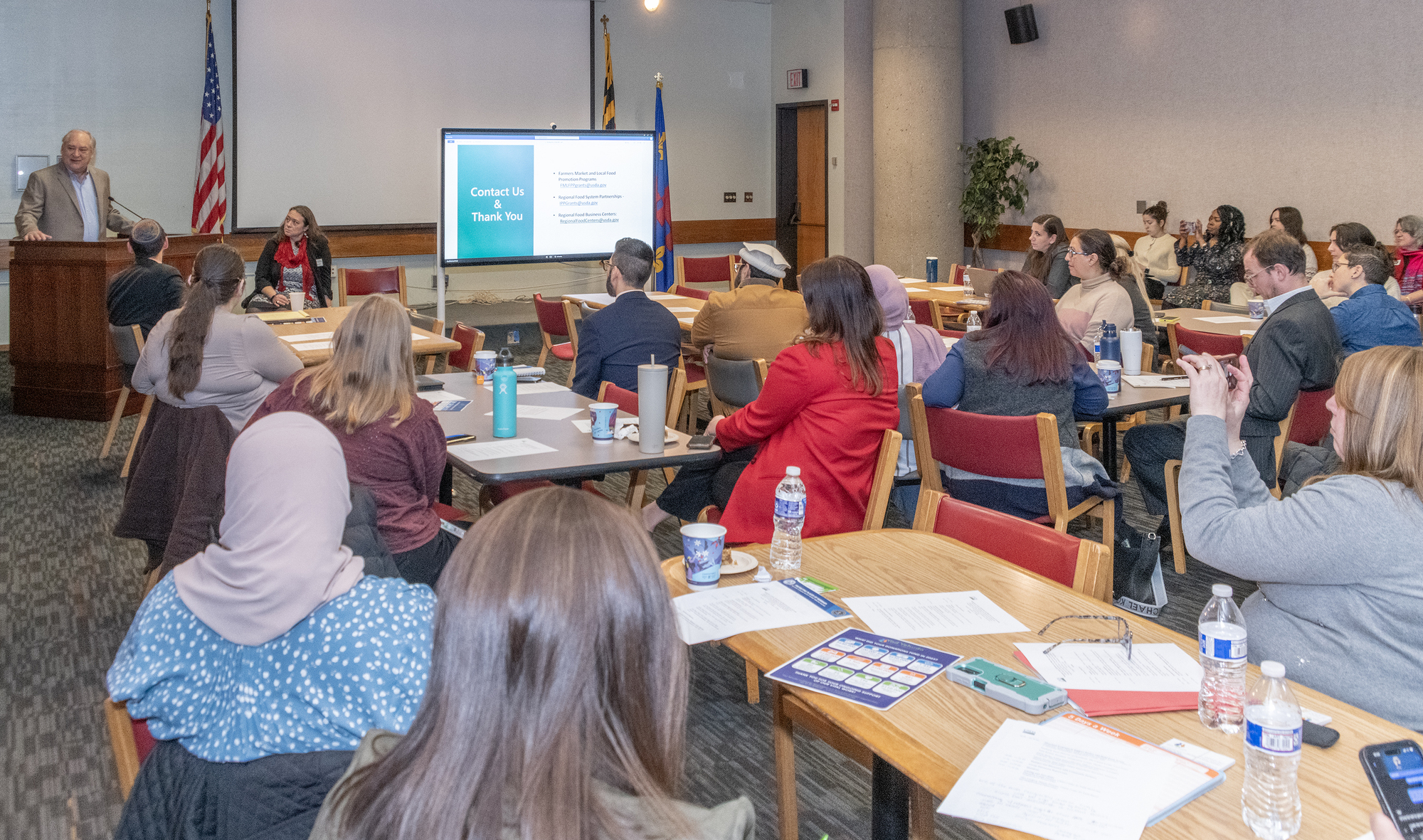 Picture of participants in the room at the Kosher Halal Convening Picture of participants in the room at the Kosher Halal Convening