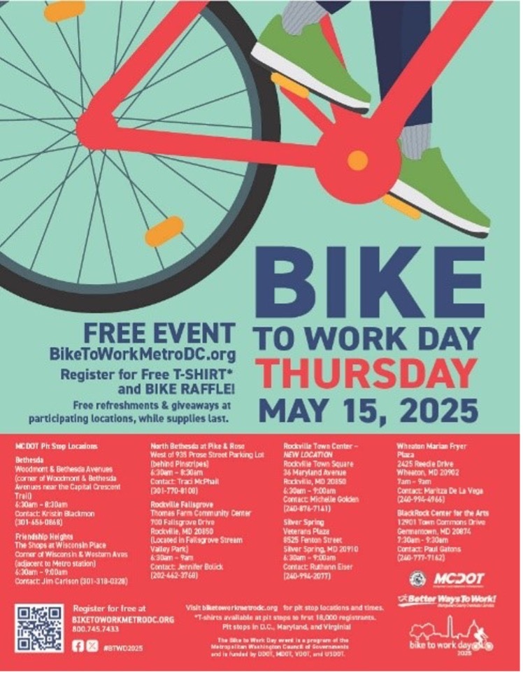 Registration is Open for Annual ‘Bike to Work’ Day May 15