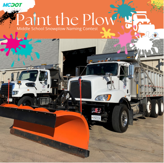 Montgomery County Middle Schools Invited to Participate in the Paint the Plow Contest, Registration Closes Friday, April 11 
