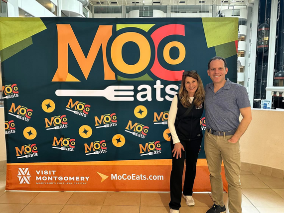 Councilmember Glass with Visit Montgomery CEO Kelly Groff