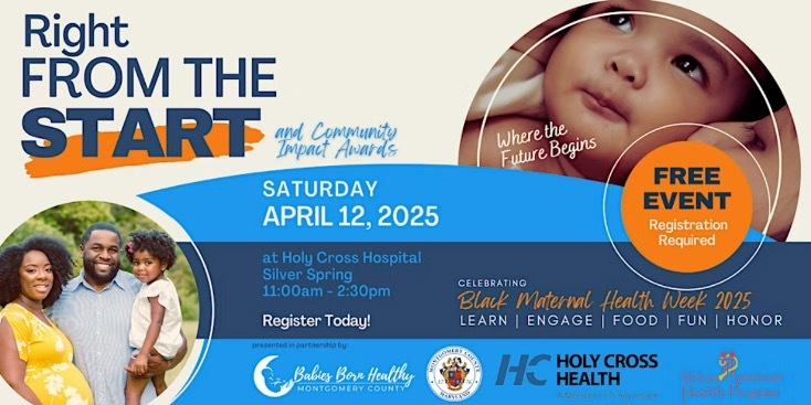Montgomery County to Host Fifth Annual ‘Right from the Start’ Free Event to Support Black Maternal and Child Health