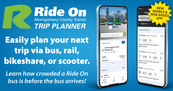 Ride On Trip Planner - easily plan your next trip via bus, rail, bikeshare or scooter