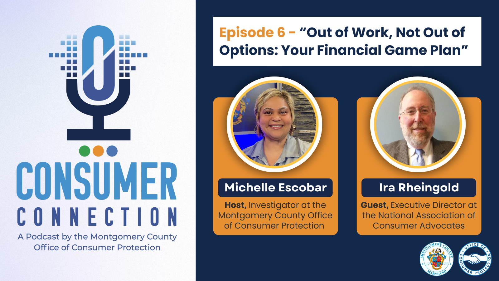 Office of Consmer Protection New Podcast Episode Graphic