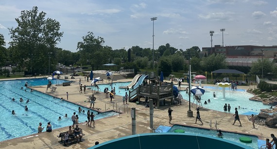 Upper View Outdoor Pool