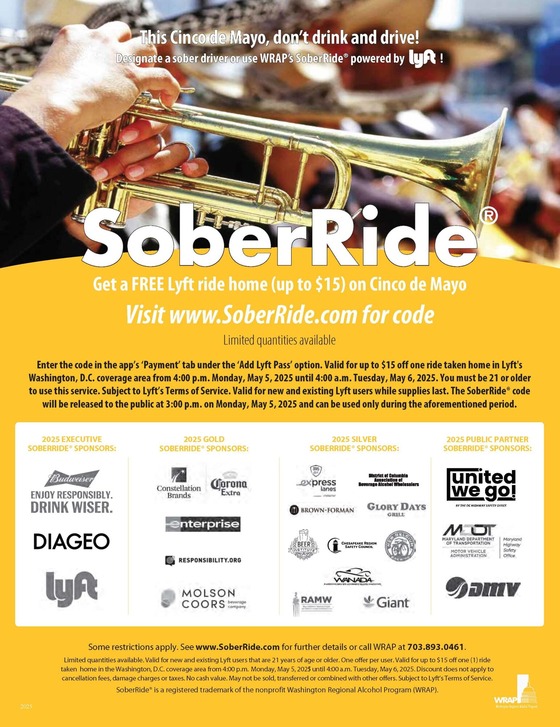 Montgomery County Urges Drivers Celebrating With Alcohol on Cinco de Mayo to Plan Safe Travel Options  