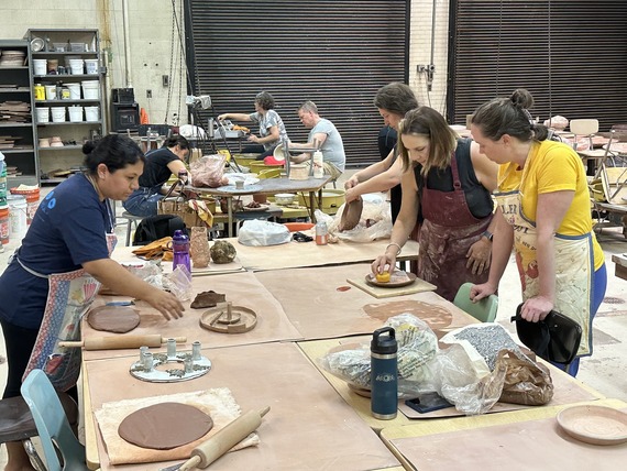 Ceramics class